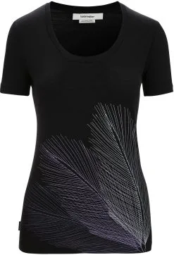 Icebreaker Tech Lite II Plume SS Scoop Tee Women, Gr&aring;
