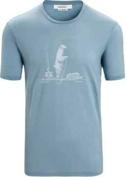 Icebreaker Tech Lite II Polar Paddle SS Tee Men, Oliven