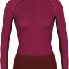 Icebreaker ZoneKnit 260 LS Halv Lynl&aring;s Skjorte Damer, Violet -Campingtøj Butik icebreaker zoneknit 260 ls half zip shirt women cherry espresso flash cb 1