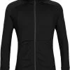 Icebreaker ZoneKnit LS Zip Hoodie Med Lynlås Herrer, Sort 1 Icebreaker ZoneKnit LS Zip Hoodie Med Lynlås Herrer, Sort -Campingtøj Butik icebreaker zoneknit ls zip hoodie men black 9
