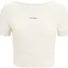 Icebreaker ZoneKnit Scoop Back SS Tee Women, Hvid -Campingtøj Butik icebreaker zoneknit scoop back ss tee women chalk 9