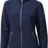 Ivanhoe Of Sweden Bella Jakke Damer, Beige -Campingtøj Butik ivanhoe of sweden bella full zip jacket women light navy 1 1