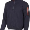 Ivanhoe Of Sweden Hadar Tr&oslash;je Med Halv Lynl&aring;s Herrer, Gr&aring; -Campingtøj Butik ivanhoe of sweden hadar half zip sweater men navy 1 1