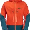 Jack Wolfskin Alpspitze 3L Jakke Herrer, Orange/bl&aring; -Campingtøj Butik jack wolfskin alpspitze 3l jacket men wild brier 2