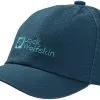 Jack Wolfskin Baseballkasket B&oslash;rn, Bl&aring; -Campingtøj Butik jack wolfskin baseball cap kids dark sea 1 3