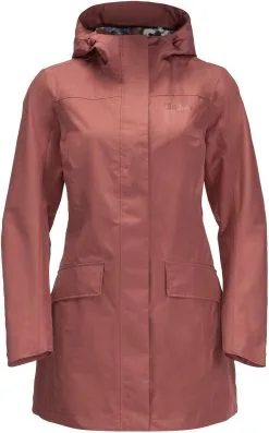 Jack Wolfskin Cape York Paradise Frakke Damer, R&oslash;d