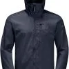 Jack Wolfskin Desert Vindjakke Herrer, Bl&aring; -Campingtøj Butik jack wolfskin desert wind jacket men night blue 5