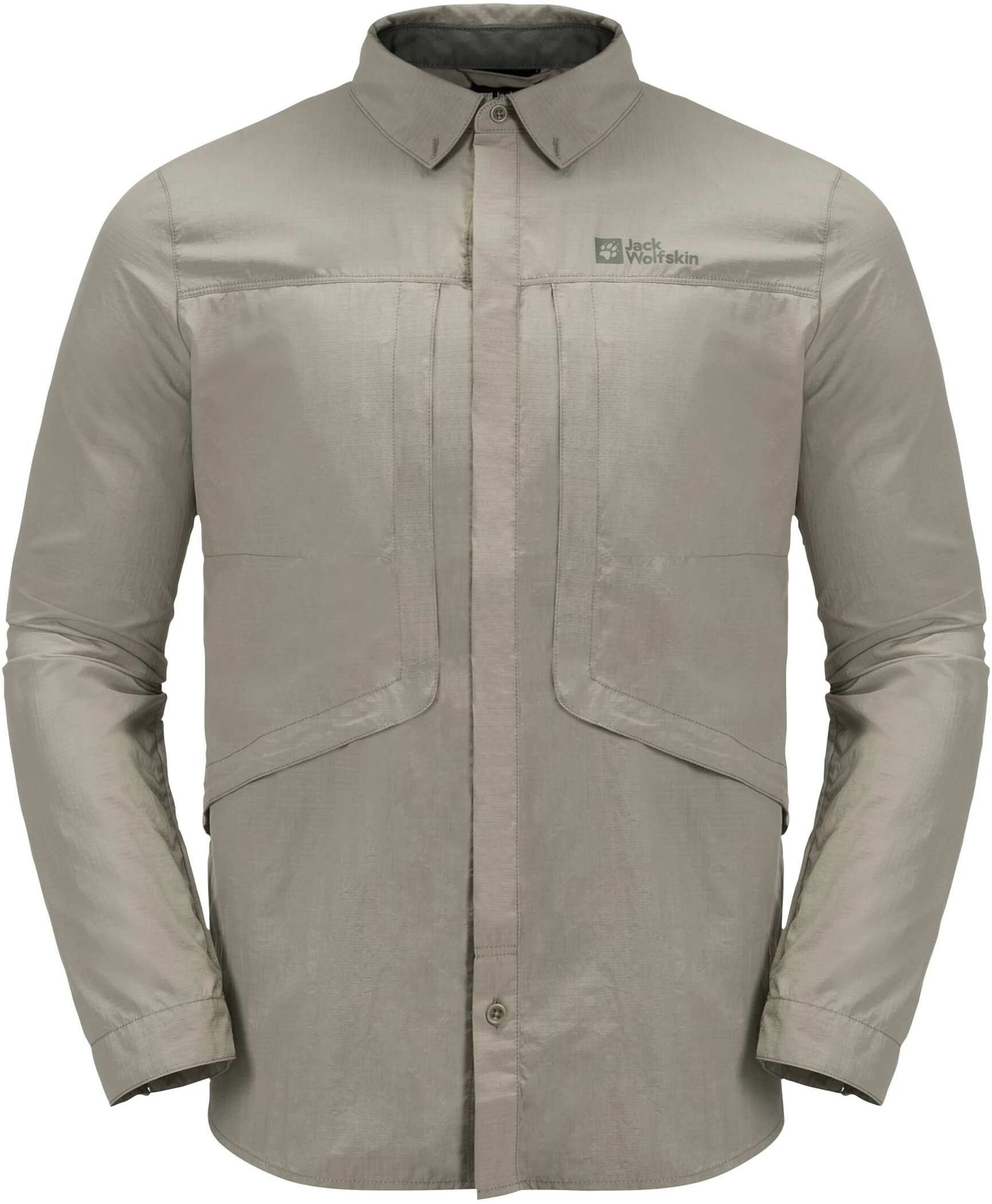 Jack Wolfskin Diskovera LS Shirt Men, Grøn 3 Jack Wolfskin Diskovera LS Shirt Men, Grøn