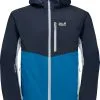 Jack Wolfskin Eagle Peak Jakke Herrer, Blå 2 Jack Wolfskin Eagle Peak Jakke Herrer, Blå -Campingtøj Butik jack wolfskin eagle peak jacket men blue pacific 8