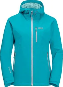 Jack Wolfskin Eagle Peak Jakke Damer, Turkis