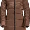 Jack Wolfskin Eisbach Frakke Damer, Grå 2 Jack Wolfskin Eisbach Frakke Damer, Grå -Campingtøj Butik jack wolfskin eisbach coat women hazelnut brown 2 1