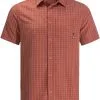 Jack Wolfskin El Dorado SS Shirt Men, R&oslash;d