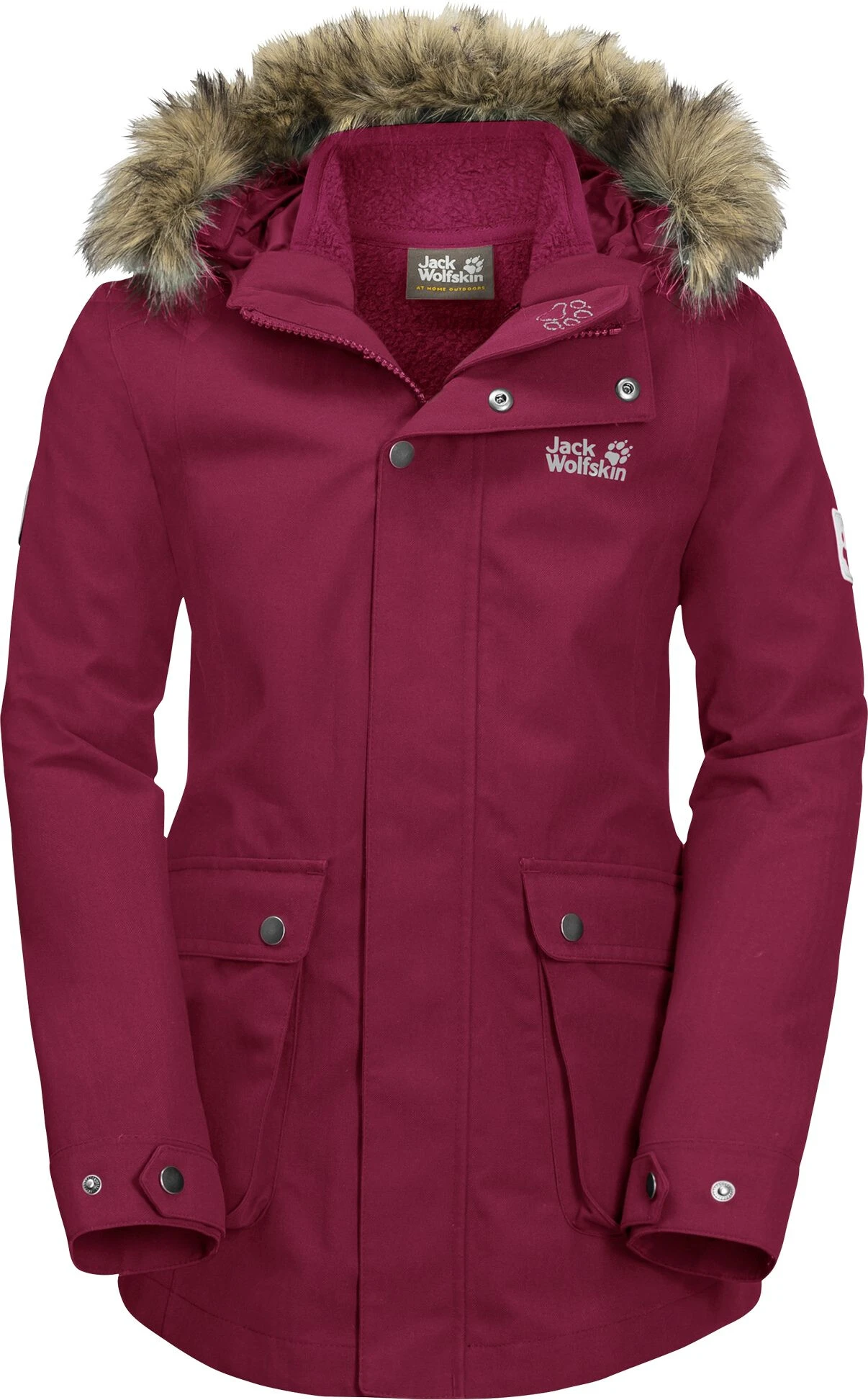 Jack Wolfskin Elk Island 3i1 Parka Piger, Pink 3 Jack Wolfskin Elk Island 3i1 Parka Piger, Pink