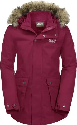 Jack Wolfskin Elk Island 3i1 Parka Piger, Gr&oslash;n