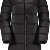 Jack Wolfskin Frozen Palace Frakke Damer, Grå/blå 1 Jack Wolfskin Frozen Palace Frakke Damer, Grå/blå -Campingtøj Butik jack wolfskin frozen palace coat women black 1