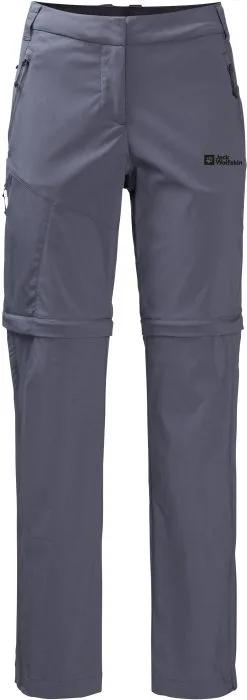 Jack Wolfskin Glastal Zip Away Pants Women, Gr&aring;