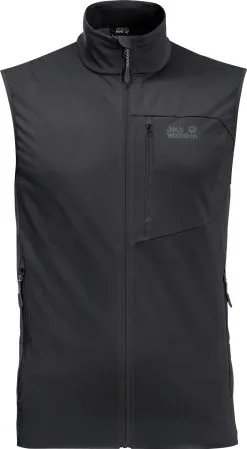 Jack Wolfskin Highest Peak Vest Herrer, Sort