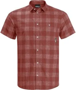 Jack Wolfskin Highlands SS Shirt Men, Gr&oslash;n