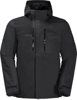 Jack Wolfskin Jasper 3i1 Jakke Herrer, Gr&oslash;n/gr&aring;