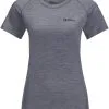Jack Wolfskin Kammweg S/S Tee Women, Grøn 2 Jack Wolfskin Kammweg S/S Tee Women, Grøn -Campingtøj Butik jack wolfskin kammweg s s tee women dolphin 3 1