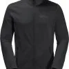Jack Wolfskin Kolbenberg FZ Jakke Herrer, Gr&oslash;n -Campingtøj Butik jack wolfskin kolbenberg fz jacket men black 1 1