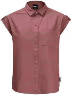 Jack Wolfskin Light Wander LS Shirt Women, R&oslash;d