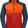 Jack Wolfskin Mount Isa Jakke Herrer, Gr&oslash;n/gr&aring; -Campingtøj Butik jack wolfskin mount isa jacket men adrenaline red 5