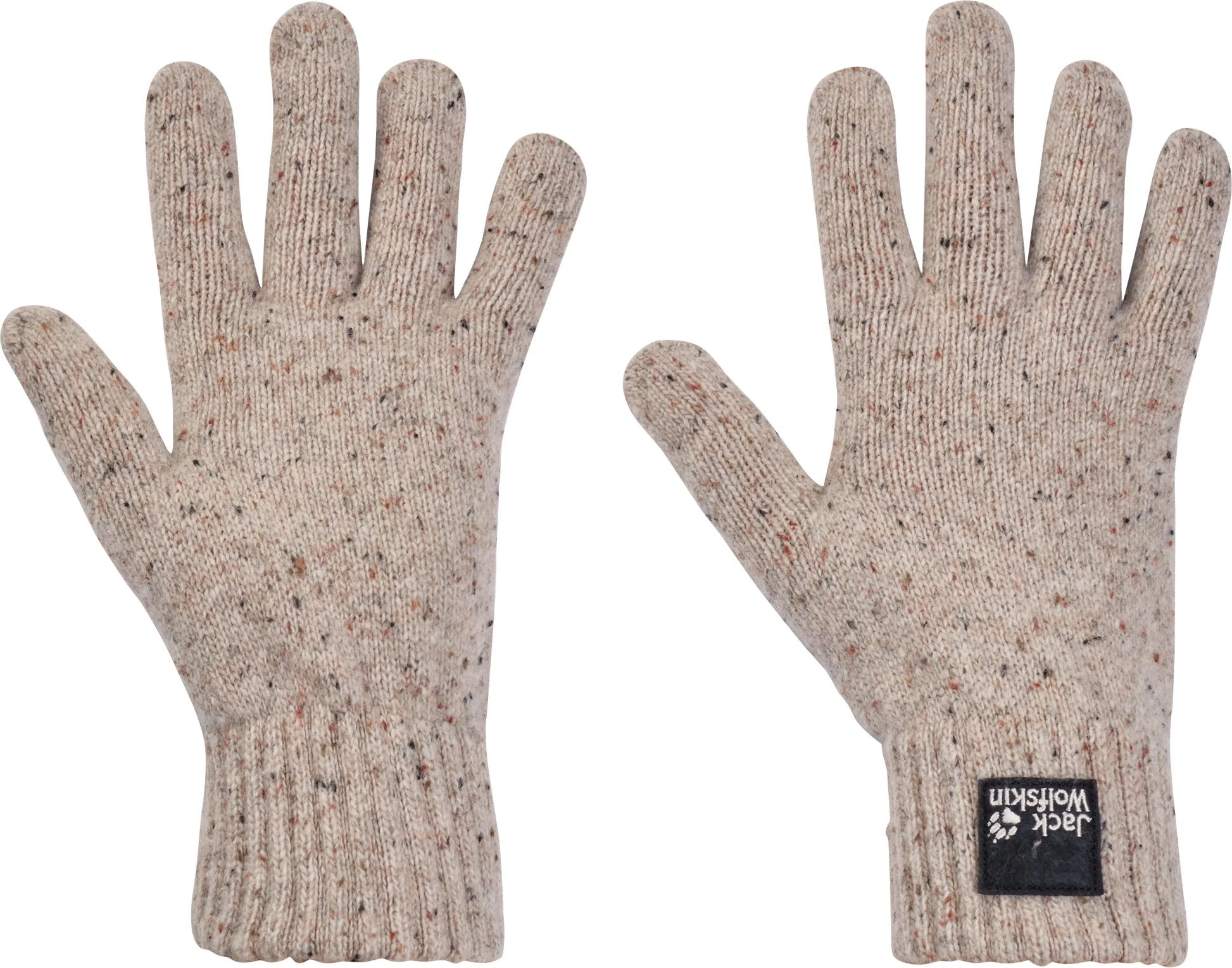 Jack Wolfskin Nature Strikkede Handsker, Beige 3 Jack Wolfskin Nature Strikkede Handsker, Beige