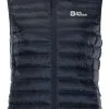 Jack Wolfskin Pack & Go Down Vest Damer, Bl&aring; -Campingtøj Butik jack wolfskin pack go down vest women night blue 6