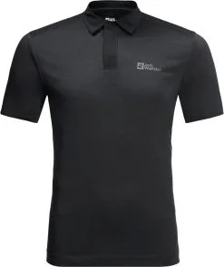 Jack Wolfskin Pack & Go Polo Men, Petroleumsgr&oslash;n