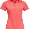 Jack Wolfskin Peak T-shirt Damer, Gr&oslash;n -Campingtøj Butik jack wolfskin peak ss shirt women desert rose 4