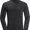 Jack Wolfskin Prelight Jakke Med Fuld Lynl&aring;s Herrer, Gr&oslash;n -Campingtøj Butik jack wolfskin prelight fz jacket men black 5 1