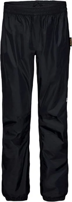 Jack Wolfskin Rain Bukser B&oslash;rn, Sort