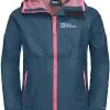 Jack Wolfskin Rainy Days Jacket Kids, Blå 2 Jack Wolfskin Rainy Days Jacket Kids, Blå -Campingtøj Butik jack wolfskin rainy days jacket kids dark sea 3