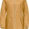 Jack Wolfskin Rocky Point Parka Damer, Gul 2 Jack Wolfskin Rocky Point Parka Damer, Gul -Campingtøj Butik jack wolfskin rocky point parka women amber gold 1