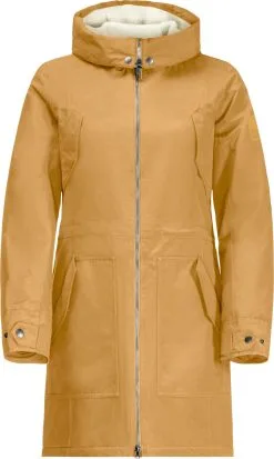 Jack Wolfskin Rocky Point Parka Damer, Gul