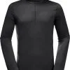 Jack Wolfskin Sky Thermal HZ Skjorte Herrer, Bl&aring; -Campingtøj Butik jack wolfskin sky thermal hz shirt men black 1 1