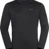 Jack Wolfskin Sky Thermal LS T Shirt Herrer, Blå 2 Jack Wolfskin Sky Thermal LS T Shirt Herrer, Blå -Campingtøj Butik jack wolfskin sky thermal ls t shirt men black 1