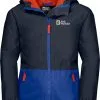 Jack Wolfskin Snowy Days Jakke B&oslash;rn, Bl&aring; -Campingtøj Butik jack wolfskin snowy days jacket kids active blue 3 1