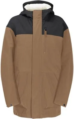 Jack Wolfskin Spirit 2L Isoleret Parka Drenge, Brun