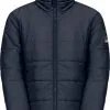 Jack Wolfskin Spirit Isolerede Jakke Unge, Gr&oslash;n/gr&aring; -Campingtøj Butik jack wolfskin spirit insulated jacket youth night blue 2