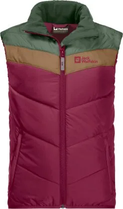 Jack Wolfskin Three Hills Vest B&oslash;rn, Bl&aring;/pink