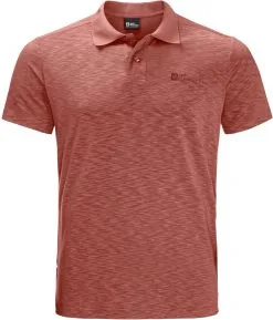 Jack Wolfskin Travel Polo Men, Sort