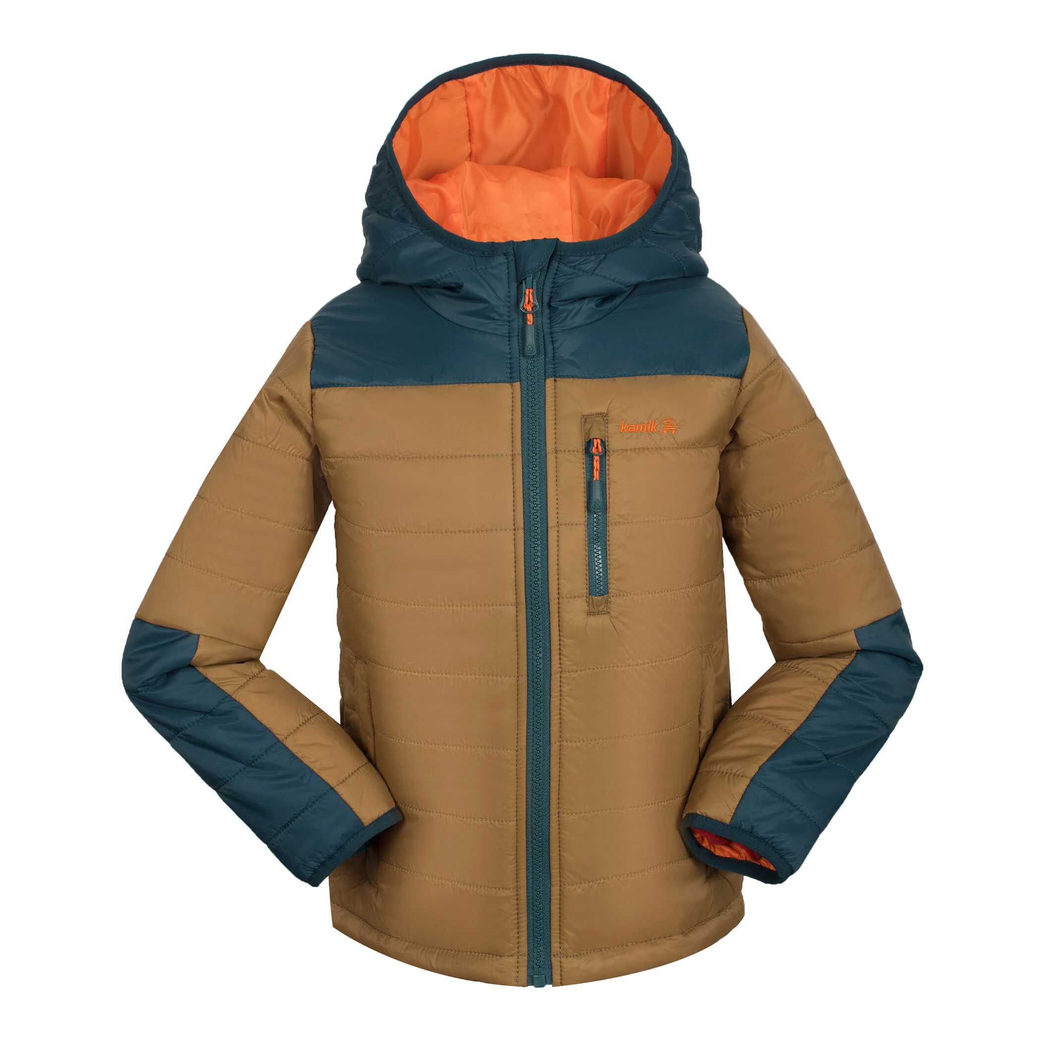 Kamik Canyon Jacket Boys, Grøn/blå 3 Kamik Canyon Jacket Boys, Grøn/blå