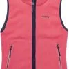 Kamik Dawn Polarfleece Vest Piger, Petroleumsgr&oslash;n -Campingtøj Butik kamik dawn polarfleece jacket kids coral navy 2 3