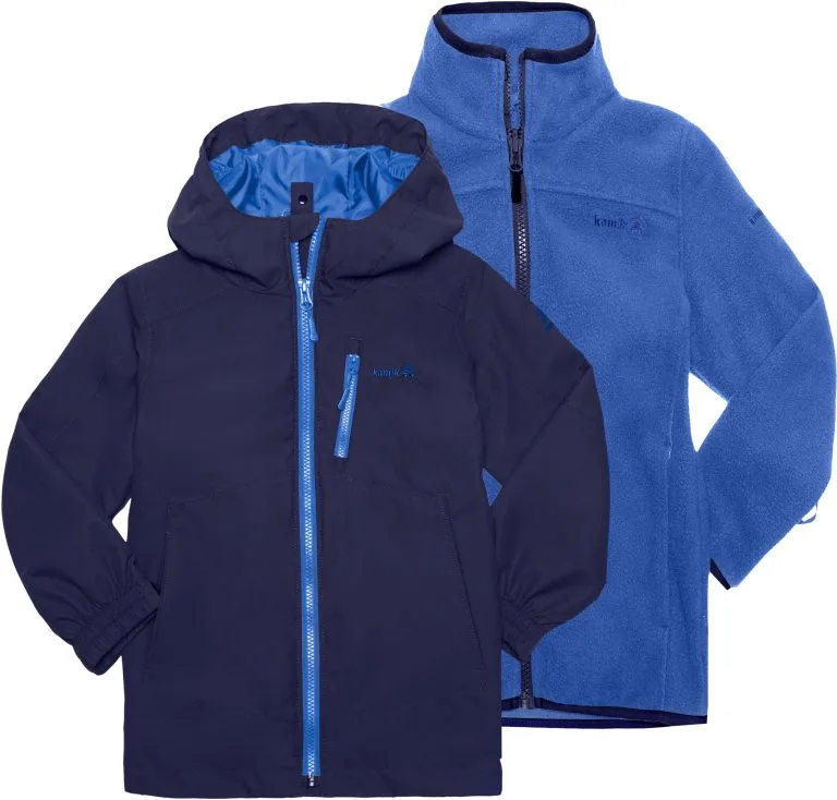 Kamik Indiana Dobbelt Jakke Drenge, Grøn 3 Kamik Indiana Dobbelt Jakke Drenge, Grøn