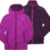 Kamik Tijara Dobbelt Jakke B&oslash;rn, Pink -Campingtøj Butik kamik tijara double jacket kids fuschia plum rose prune 8