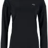 Kari Traa Nora 2.0 LS Shirt Women, Gr&oslash;n -Campingtøj Butik kari traa nora 20 ls shirt women black 2