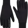 Kari Traa Nora Handsker Damer, Sort -Campingtøj Butik kari traa nora gloves women black 1