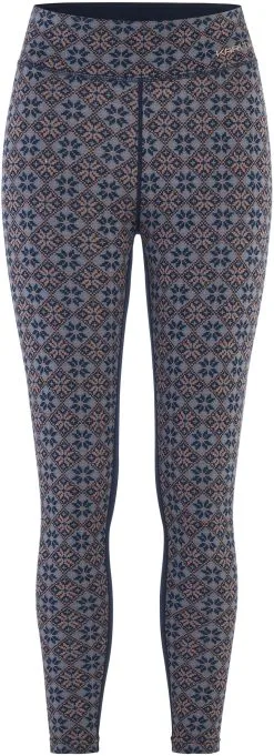 Kari Traa Rose Light Bukser Med H&oslash;j Talje Damer, Beige/violet